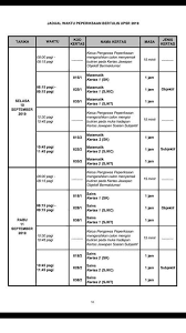 Kami sentiasa menyediakan bahan dalam bentuk direct download yang memudahkan para guru / ibubapa download bahan. Jadual Upsr 2019 Sk Sena Perlis Sekolah Berprestasi Tinggi Facebook