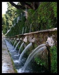 The Hundred Fountains Villa D Este Tivoli Italy Copyright Per Regnell Roma Italia Jardin Italiano Italia