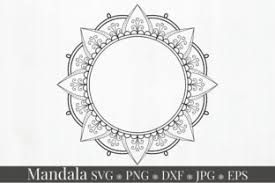This free svg cutting file contains the following formats you can use these files with your silhouette or cricut cutting machines. Mandala Art Vector File Graphic By Alyviaskye Creative Fabrica