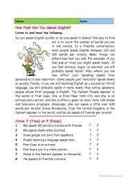 How Fast Do You Speak English Worksheet Free Esl Printable Worksheets M Reading Comprehension Lessons Reading Comprehension Reading Comprehension Worksheets