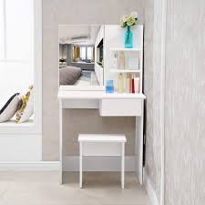 We did not find results for: Tukailai White Dressing Table Set With Stool And Mirror Set White Make Up Table 1 Drawer And Shelf With 2 Levels For Storage Corner For Bedroom Buy Online In New Zealand At Desertcart Nz