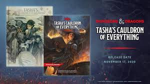 Rules for upcasting a range of 5th edition spells, along with nearly 40 new spells, and a new wizard school. D D Tasha S Cauldron Of Everything Releasing November 17th