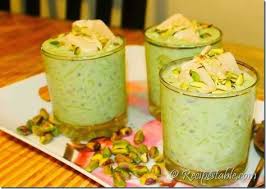 Homemade Cool Creamy Falooda I Am So Excited To Share Homemade Pistachio Falooda Recipe With You Guys Today Check It O Falooda Recipe Falooda Asian Desserts