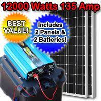 Continuous watts is the power the generator can consistently. Solar Powered Generator 135 Amp 12000 Watt Solar Generator Just Plug And Play Solar Powered Generator Solar Energy Panels Best Solar Panels