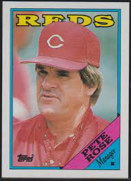(born november 16, 1969) is a former professional baseball player and manager. 1988 Topps Pete Rose Reds Manager Baseball Card 475 At Amazon S Sports Collectibles Store