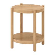 Listerby Side Table White Stained Oak 19 5 8 Ikea In 2020 White Side Tables Side Table Wood Side Table