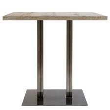 Pedestal base, stretcher base and counter tables with storage underneath are all stocked and ready to ship.�. Contemporary High Bar Table Slim 84 2 Weld Vela Arredamenti Iron Rectangular Commercial