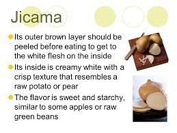 Low carb hash brown showdown! Jicama Jicama Is A Tuberous Root Vegetable That Looks Like But Is Not Related To A Turnip Jicama Is Actually A Legume That Was Originally Cultivated Ppt Download