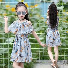 Baby Girl Dresses Summer 2017 Children S Clothing Kids Butterfly Printing Dress Chiffon Prince Cute Dresses For Teens Girls Dresses Summer Girls Summer Outfits