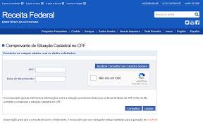 Como consultar receita federal pela internet. Consultar Cpf Gratis E Online Receita Spc Ou Serasa