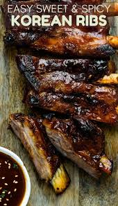 Sweet Spicy Tangy Korean Ribs Recipe In 2020 Spareribs Recipe Pork Spare Ribs Recipe Ribs On Grill