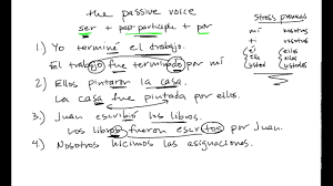 Passive voice might be appropriate, however, if you are trying to emphasize the object of the sentence (example: 42 Spanish Passive Voice Youtube