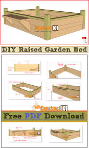 To learn more about how to plan and construct a deck, check. Raised Garden Bed With Bench Pdf Download Construct101