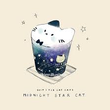 Deviantart is where art and community thrive. N Kim Tren Twitter Star Cat Drinks Unite Cute Animal Drawings Kawaii Cute Food Art Cute Animal Drawings
