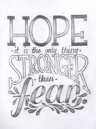 Hope Vs Fear Art Print By Nicolejaclyn Society6 Hand Lettering Quotes Drawing Quotes Doodle Quotes