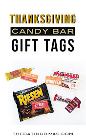 Holiday Candy Bar Gift Tags