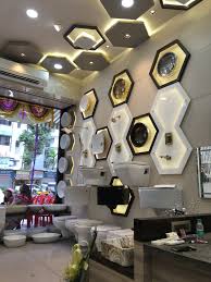 We deliver quality plumbing supply to sacramento friends and neighbors. Washbasins Walldisplay Space Management Backdrop Sanitaryware Showroom Entrance Modern Rus Showroom Interior Design Showroom Interior Shop Interiors