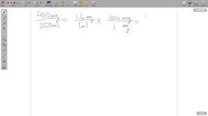 Dopamine Drip Calculation