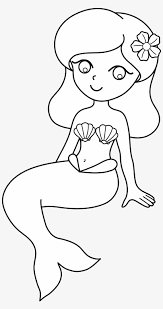 Use the download button to see the full image of mermaid. Cute Colorable Mermaid Design Free Clip Art Simple Mermaid Coloring Pages 4035x7437 Png Download Pngkit