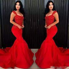Depending on your body type, venue of your wedding, activities of the day and, most importantly, your preference, you can choose the gown of your dreams. Pin By Sabisa On Jdjdj Red Mermaid Prom Dress Trendy Party Dresses Red Evening Dress