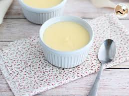 Natillas De Vainilla Suaves Y Facil Receta Petitchef Recette Recette Creme Dessert Creme Dessert Recette