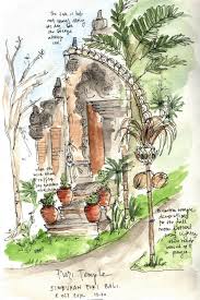 Travel Sketches Of Bali Urban Sketching Travel Sketches Sketches