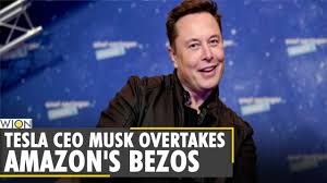 Elon musk owns 193.3 million tesla shares, representing 20.7% of total shares. Tesla Ceo Elon Musk Leaves Behind Amazon S Bezos To Become World S Richest Person World News Youtube