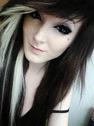 Blonde hair and brown eyes are extremely common. Blonde And Dark Brown Scene Hair Brown Scene Hair Blonde Scene Hair Black And Green Hair