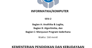 Soal dan kunci jawaban ksm tingkat provinsi tahun 2015 madrasah aliyah. Pembahasan Soal Osn Informatika Komputer Tingkat Provinsi Tahun 2018 Juara Pendidikan
