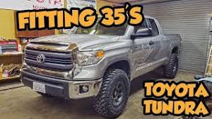 2022 toyota tundra has a 6 lug bolt pattern! What We Did To Fit 35 S Onto A Toyota Tundra Youtube