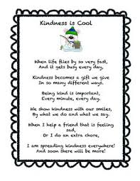 Random Acts Of Kindness Kindness Poem Kindness Poem Kids Poems Writing Workshop