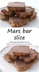 Mars Bar Slice Cooking With My Kids Tray Bake Recipes Mars Bar Slice Easy Chocolate Desserts