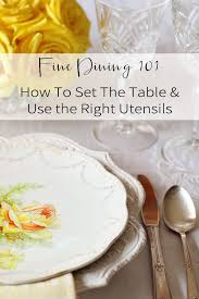 How To Set A Formal Table And Fine Dining Etiquette Infographic Dining Etiquette Fine Dining Food Drink