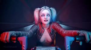Wet Flying Harley Quinn [Its-Gergless]