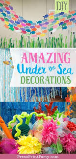 Amazing Under The Sea Decorations Vbs Or Party Press Print Party Sea Birthday Party Under The Sea Decorations Ocean Birthday Party
