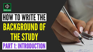 The length of the introduction will vary depending on the type of research paper you are writing. Background Of The Study In Research How To Write One 2021 Legit Ng