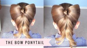 More images for how to do bow hairstyle » Bow Ponytail By Sweethearts Hair Youtube