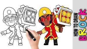 How To Draw Brock New Skins 2019 From Brawl Stars Cute Easy Drawings T Cute Easy Drawings Easy Drawings Drawing Tutorial Easy