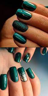 Dark Green Nails Ideas To Consider For 2020 Stylish Belles Green Nail Designs Dark Green Nails Green Nails