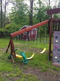 Supports 4x4 legs and a 4x6 top swing beam sturdy 12 gauge steel bracket The Top 4 Things You Should Know About A Swing Set Before Buying One Nj Swingsets
