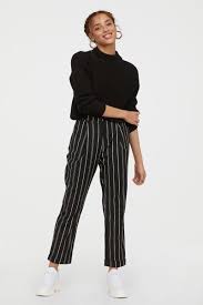 Pdp In 2020 Stripe Pants Outfit Stripe Outfits Casual Outfits