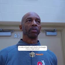 Chaney Cowboys coach Marlon McGaughy after their 66-45 win over  Benedictine. Brought to you by Brunswick Auto Mart.