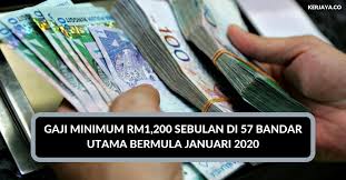 Objektif dasar gaji minimum ialah: Gaji Minimum Rm1 200 Sebulan Di 57 Bandar Utama Bermula Januari 2020