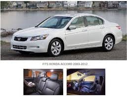 honda accord 2003 2012 white interior led package 6 pieces map light 2 pieces dome light 1 pieces all led bul honda accord white interior dome lighting pinterest