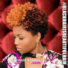 This Elegant Natural Hairstyle Contains Tight Curls And Hair Color The Look Was Created By Dallas Natural Hair Styles Natural Hair Stylists Black Hair Salons