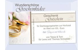 Die glückwünsche zur geburt selbst zu schreiben, macht den frisch gebackenen eltern eine große freude. Geschenkgutschein Gutschein Zur Hochzeit Trauung Hochzeitsgeschenk