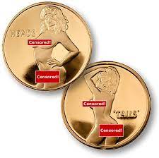 It's just as reliable as tossing a real coin, but without the risk of losing your precious coin. Heads Or Tails Female Flip Coin Merlin Gold Amazon In Toys Games