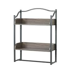 Storage cabinets allow you to store food, linens, tools, bathroom products, and more, making them perfect for homes that don't have enough closet space. Bathroom Decorative Shelf Gray Zenna Home Target