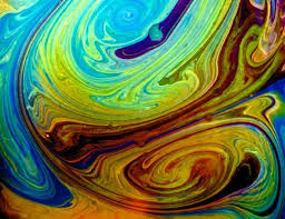 Swirly Colour Abstract Artwork Artwork Color