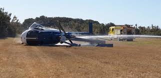 A helicopter has crashed near the umgeni interchange off the n2 highway bridge on monday morning in durban, and two people confirmed to have died as a result. Pics Police Helicopter Crashes At Kwazulu Natal Airport News24